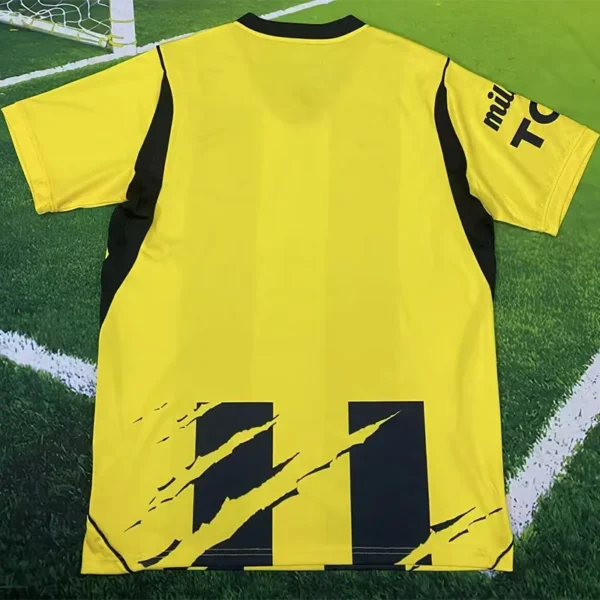 Al Ittihad 2026/27 Home Jersey Fan Version - Back View | KFCOOL