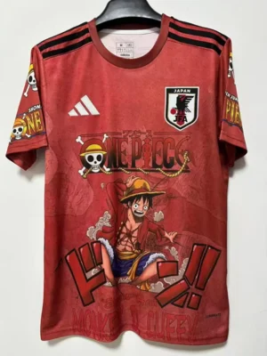 Japan 2025/26 Red Special Edition Jersey Fan Version - Front View Japan 2025/26 Red Special Edition Jersey Fan Version - Front View | KFCOOL
