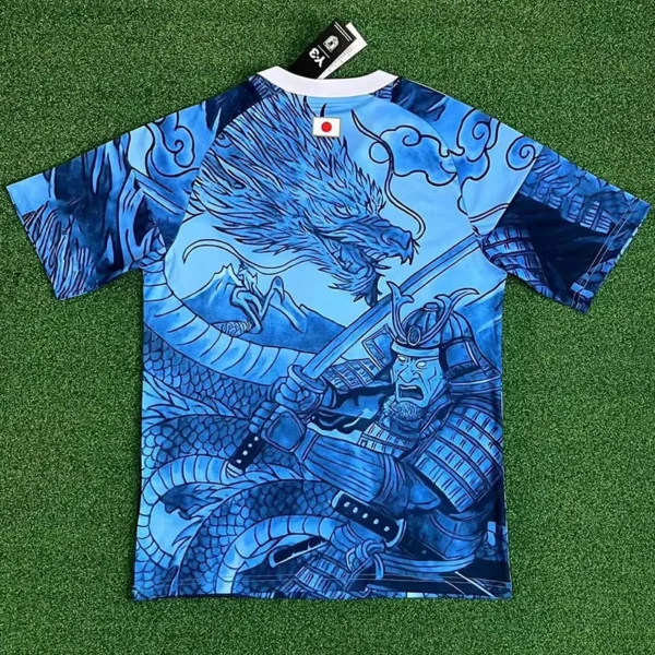 Japan 2025/26 Blue White Special Edition Jersey Fan Version - Back View | KFCOOL
