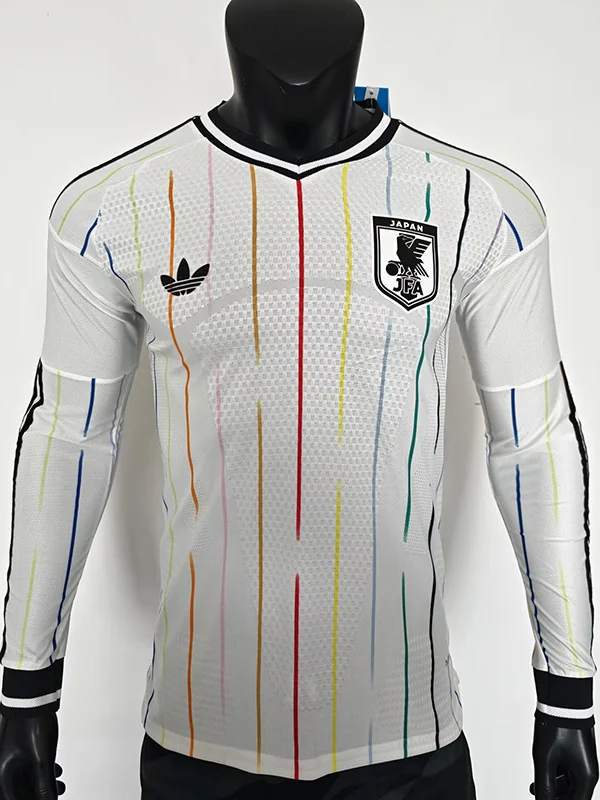 Japan 2026/27 Away Long Sleeve Jersey Player Version - Front View Japan 2026/27 Away Long Sleeve Jersey Player Version - Front View | KFCOOL