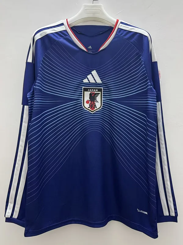 Japan 2026/27 Home Long Sleeve Jersey Fan Version - Front View | KFCOOL