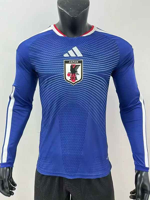 Japan 2026/27 Home Long Sleeve Jersey Player Version - Front View | KFCOOL