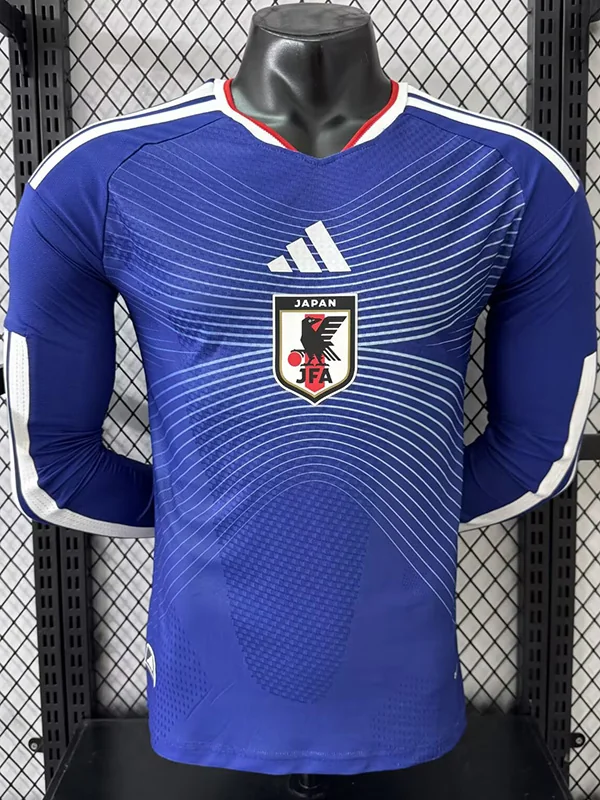 Japan 2026/27 Home Long Sleeve Jersey Player Version - Back View | KFCOOL