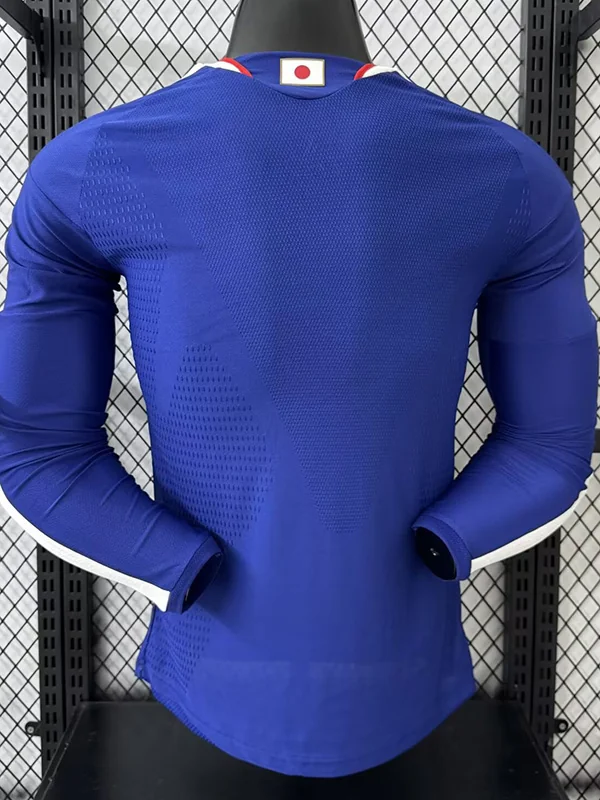 Japan 2026/27 Home Long Sleeve Jersey Player Version - Detail View 3 | KFCOOL