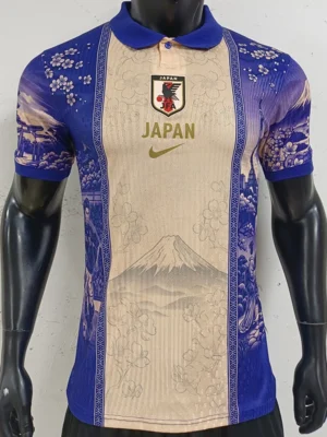 Japan 2026/27 Blue Special Edition Training Shirt Player Version - Front View Japan 2026/27 Blue Special Edition Training Shirt Player Version - Front View | KFCOOL
