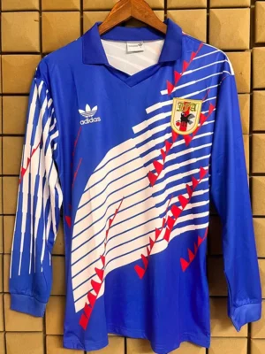 Japan 1994/95 Retro Home Long Sleeve Jersey Fan Version - Front View | KFCOOL