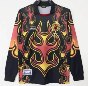 Japan 1998/99 Retro Goalkeeper Long Sleeve Jersey Fan Version - Front View | KFCOOL