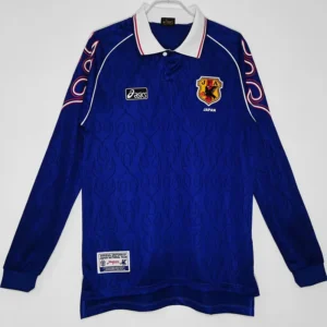 Japan 1998/99 Retro Home Long Sleeve Jersey Fan Version - Front View | KFCOOL