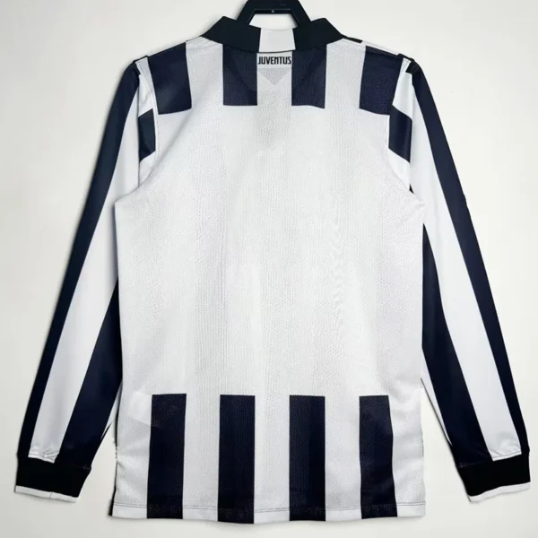 Juventus 2014/15 Retro Home Long Sleeve Jersey Fan Version - Back View | KFCOOL