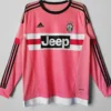 Juventus 2015/16 Retro Away Long Sleeve Jersey Fan Version - Front View | KFCOOL