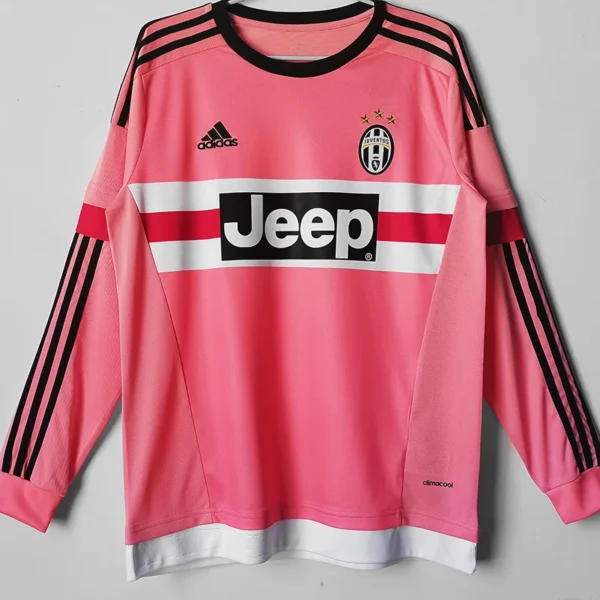 Juventus 2015/16 Retro Away Long Sleeve Jersey Fan Version - Front View | KFCOOL