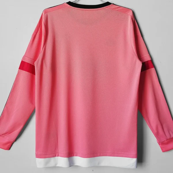 Juventus 2015/16 Retro Away Long Sleeve Jersey Fan Version - Back View | KFCOOL