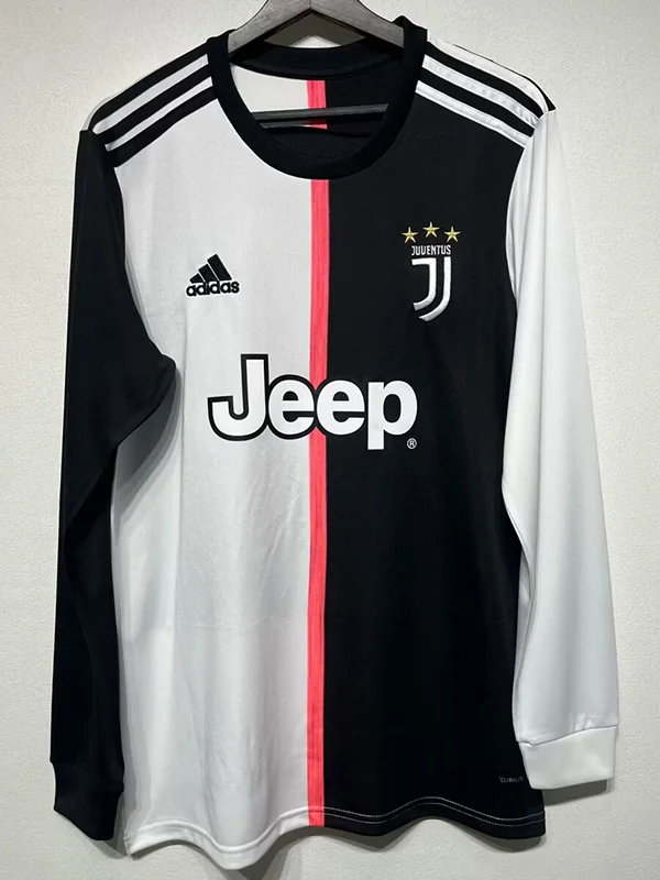 Juventus 2019/20 Home Long Sleeve Jersey Fan Version - Front View | KFCOOL