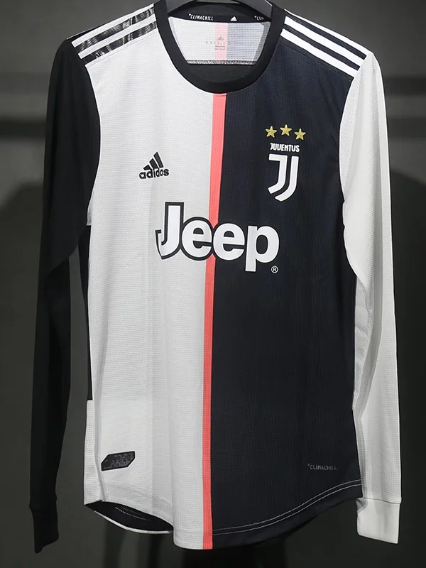 Juventus 2019/20 Home Long Sleeve Jersey Player Version - Back View | KFCOOL