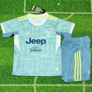 Juventus 2025/26 Away Kids Kit Fan Version - Front View | KFCOOL