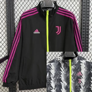 Juventus 2025/26 Double Sided Windbreaker - Front View Juventus 2025/26 Double Sided Windbreaker - Front View | KFCOOL