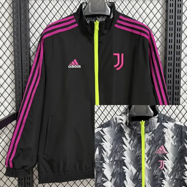 Juventus 2025/26 Double Sided Windbreaker - Front View - KFCool – Football Jerseys & Soccer Kits Store Juventus 2025/26 Double Sided Windbreaker - Front View | KFCOOL