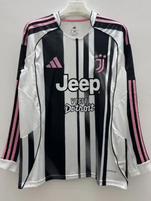 Juventus 2025/26 Home Long Sleeve Jersey Fan Version - Front View Juventus 2025/26 Home Long Sleeve Jersey Fan Version - Front View | KFCOOL