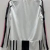 Juventus 2025/26 Home Long Sleeve Jersey Fan Version - Back View | KFCOOL