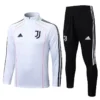 Juventus 2025/26 White Half Pull Tracksuit - Front View | KFCOOL