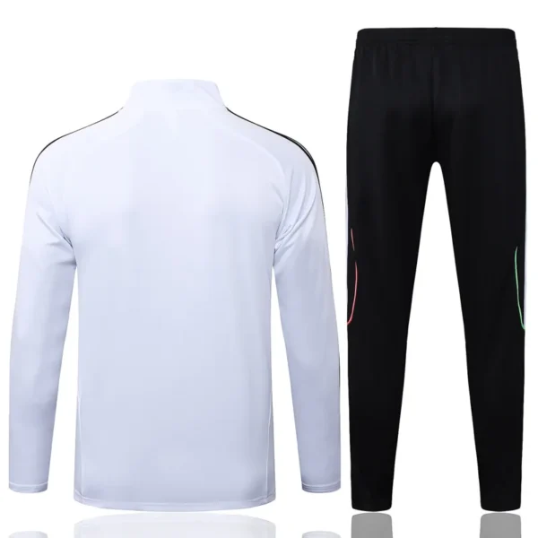 Juventus 2025/26 White Half Pull Tracksuit - Back View | KFCOOL