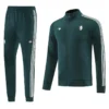 Juventus 2025/26 Dark Green Jacket Tracksuit - Front View | KFCOOL