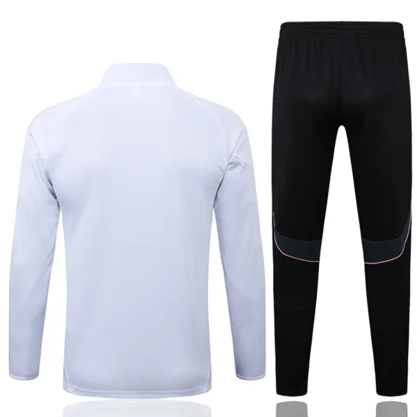 Juventus 2025/26 White Yellow Jacket Tracksuit - Back View | KFCOOL