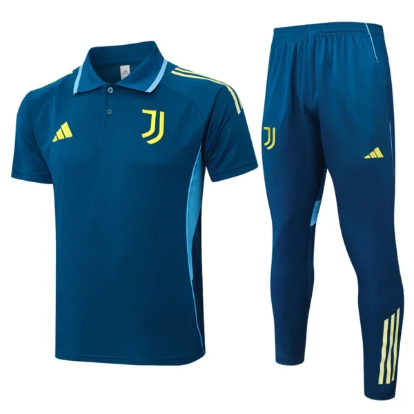 Juventus 2025/26 Blue Short Sleeve Pants Suit - Front View - KFCool – Football Jerseys & Soccer Kits Store Juventus 2025/26 Blue Short Sleeve Pants Suit - Front View | KFCOOL