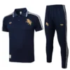 Juventus 2025/26 Royal Blue Short Sleeve Pants Suit - Front View | KFCOOL