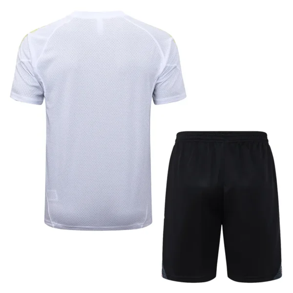 Juventus 2025/26 White Yellow Training Short Suit - Back View Juventus 2025/26 White Yellow Training Short Suit - Back View | KFCOOL