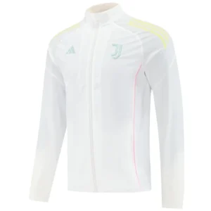 Juventus 2025/26 White Windbreaker - Front View Juventus 2025/26 White Windbreaker - Front View | KFCOOL