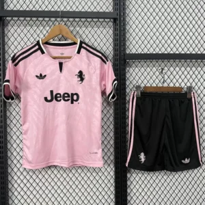 Juventus 2026/27 Away Kids Kit Fan Version - Front View | KFCOOL