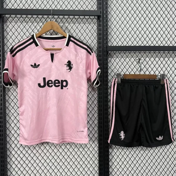 Juventus 2026/27 Away Kids Kit Fan Version - Front View | KFCOOL