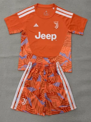 Juventus 2026/27 Goalkeeper Kids Kit Fan Version - Front View | KFCOOL