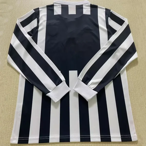 Juventus 1984/85 Retro Home Long Sleeve Jersey Fan Version - Back View | KFCOOL