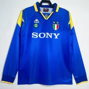 Juventus 1995/96 Retro Away Long Sleeve Jersey Fan Version - Front View | KFCOOL