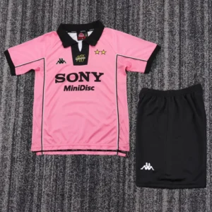 Juventus 1997/98 Retro Away Kids Kit Fan Version - Front View | KFCOOL