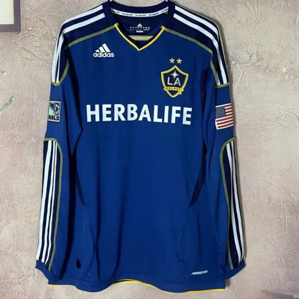 LA Galaxy 2011/12 Retro Away Long Sleeve Jersey Fan Version - Front View LA Galaxy 2011/12 Retro Away Long Sleeve Jersey Fan Version - Front View | KFCOOL