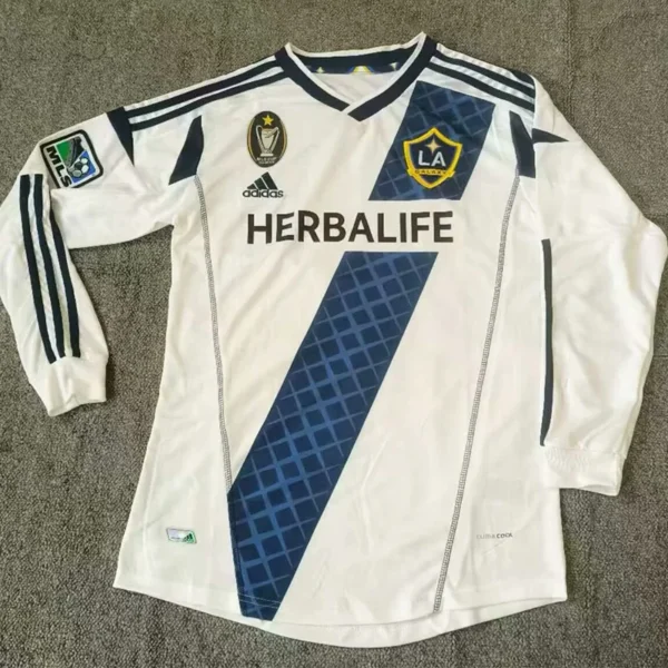 LA Galaxy 2012/13 Retro Home Long Sleeve Jersey Fan Version - Front View LA Galaxy 2012/13 Retro Home Long Sleeve Jersey Fan Version - Front View | KFCOOL