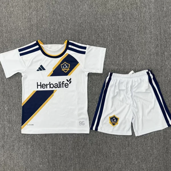 LA Galaxy 2026/27 Home Kids Kit Fan Version - Front View | KFCOOL