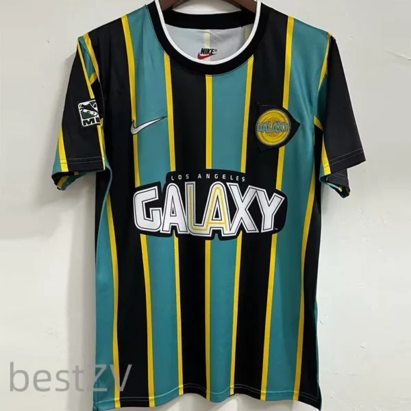 LA Galaxy 1997/98 Retro Home Jersey Fan Version - Front View | KFCOOL