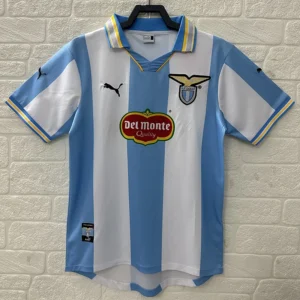 Lazio 1999/00 Retro Home Jersey Fan Version - Front View | KFCOOL