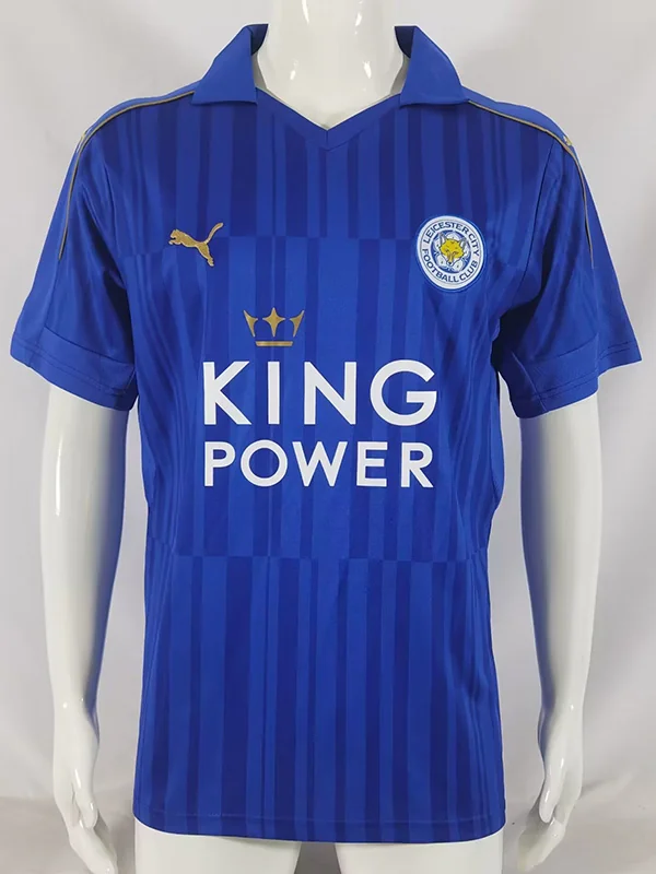 Leicester City 2016/17 Home Jersey Fan Version - Front View Leicester City 2016/17 Home Jersey Fan Version - Front View | KFCOOL
