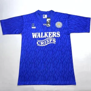 Leicester City 1992/93 Retro Home Jersey Fan Version - Front View Leicester City 1992/93 Retro Home Jersey Fan Version - Front View | KFCOOL