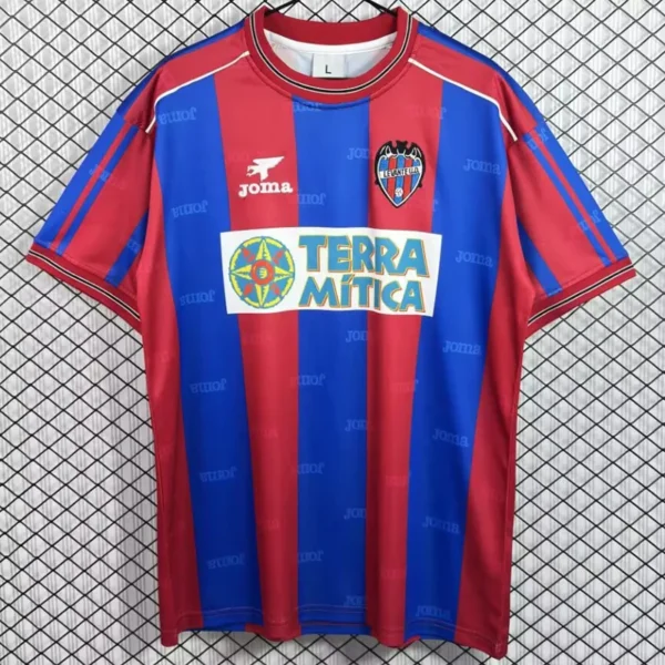 Levante 1999/00 Retro Home Jersey Fan Version - Front View | KFCOOL