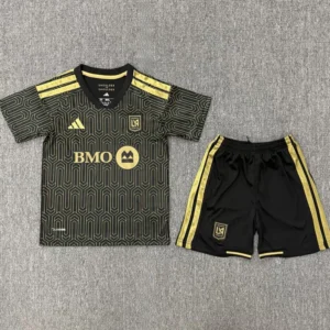 LAFC 2026/27 Home Kids Kit Fan Version - Front View LAFC 2026/27 Home Kids Kit Fan Version - Front View | KFCOOL