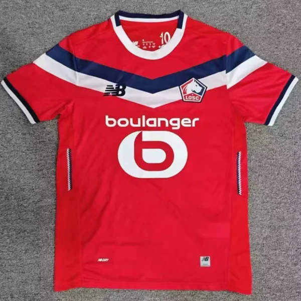 Lille 2026/27 Home Jersey Fan Version - Front View Lille 2026/27 Home Jersey Fan Version - Front View | KFCOOL