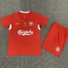 Liverpool 2004/05 Retro Home Kids Kit Fan Version - Front View | KFCOOL