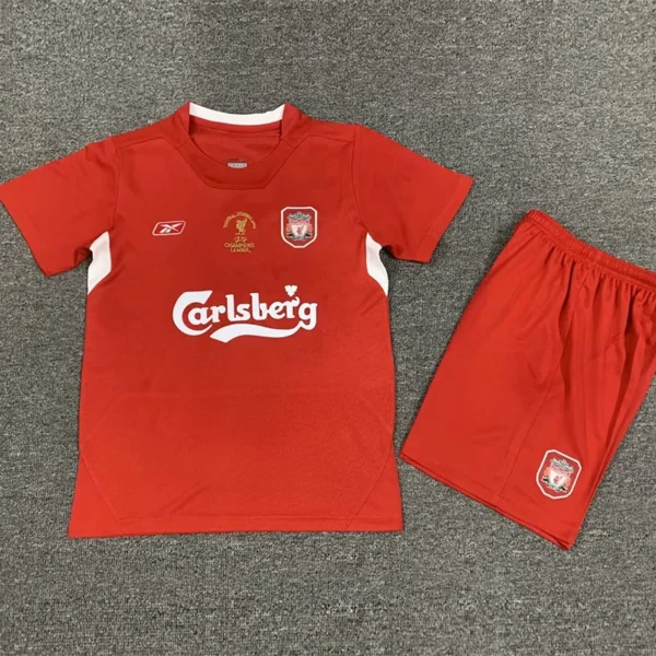 Liverpool 2004/05 Retro Home Kids Kit Fan Version - Front View | KFCOOL