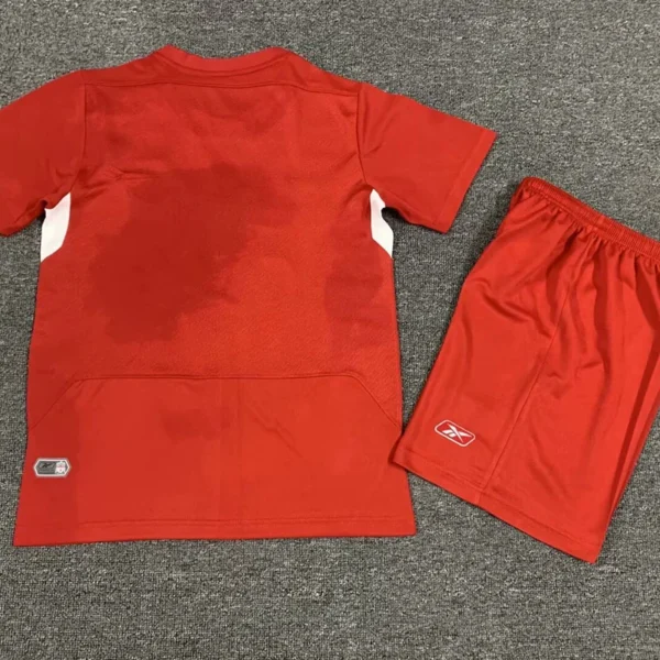 Liverpool 2004/05 Retro Home Kids Kit Fan Version - Back View | KFCOOL